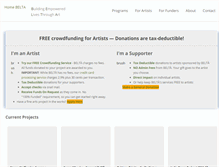 Tablet Screenshot of belta.org